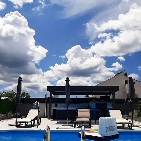 Villa House With Pool And A Jacuzzi Fažana
